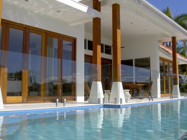 Attractive Glass Pool Fencing