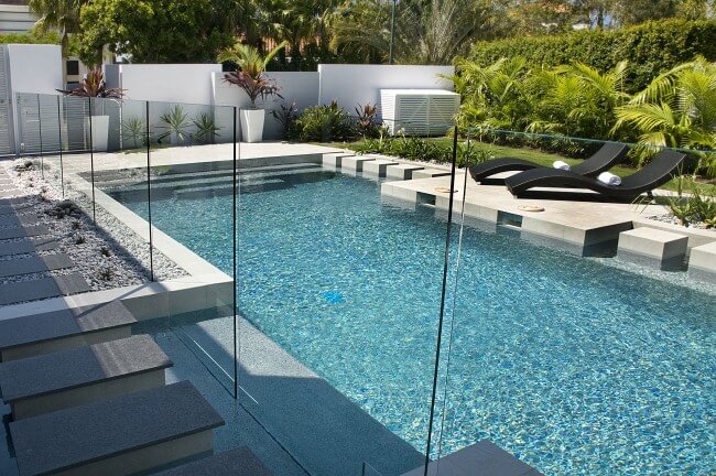 Attractive Glass Pool Fencing Brisbane