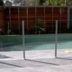 Glass pool fencing design